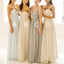 Popular Mismatched Simple Chiffon  Custom  High Quality Affordable Bridesmaid Dresses, WG076