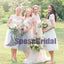 Cap Sleeves Lace Soft Free Custom Bridesmaid Dresses, Most Popular Bridesmaid Dress Online, PD0525