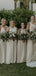 A-line Mismatched Most Popular Beach Long Bridesmaid Dresses WG804