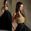 Long  Black Party  A-Line Sparkle Sequined Pretty Backless Prom Dresses, PD0023