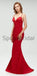 Charming Red Sexy Long Prom Dress, Simple Spaghetti Straps Popular Prom Dresses, PD0419