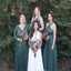 Cheap Soft  Mismatched  Simple Fall Long Elegant Formal Bridesmaid Dresses ,PD0295