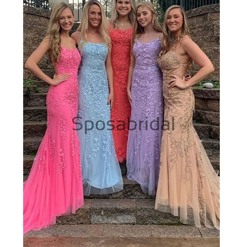 Mermaid Elegant Lace Most Popular Modest Long Prom Dresses  PD2268