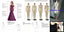 Long Sleeves Different Styles Elegant V-Neck Cheap Bridesmaid Dresses For Wedding, WG19