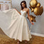 Spaghetti Straps Sweetheart Simple Elegant A-line Ankle Length Prom Dress, PD3414